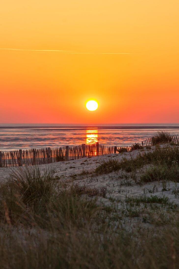 Normandy Beach Sunset