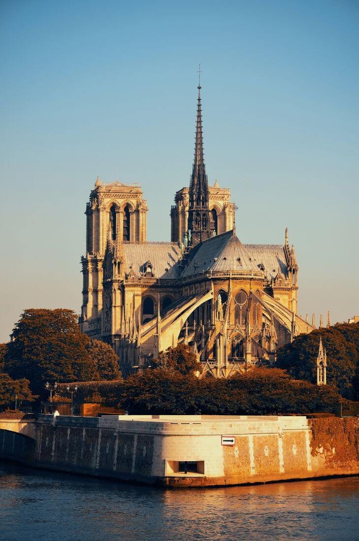 Notre dame de Paris et la seine